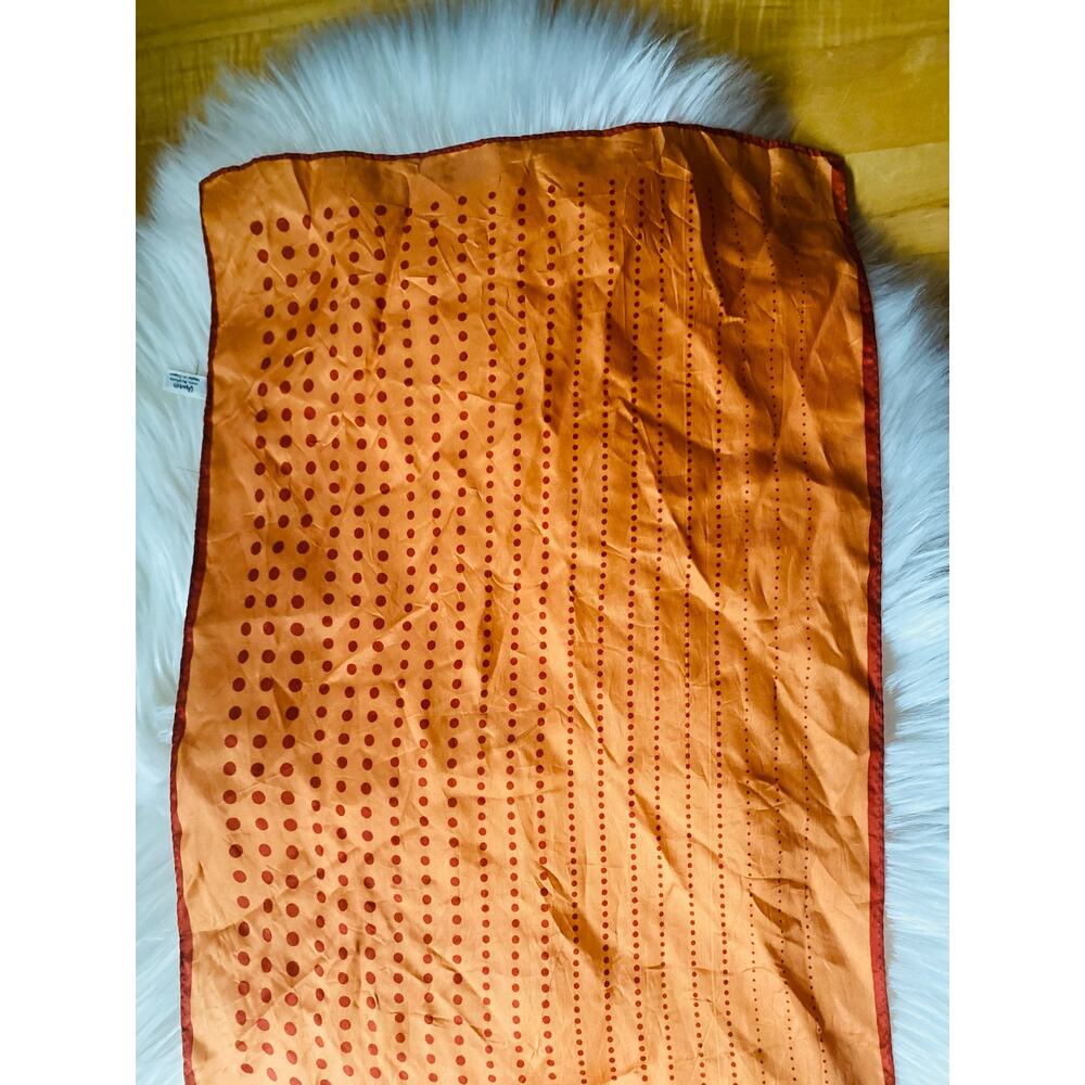 Vintage Vera Neumann Long Rectangular Orange And … - image 3